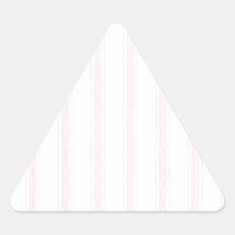 Shabby Chic Pink White Stripes Stickers