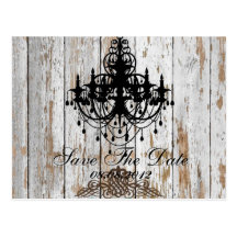 shabby chic vintage country wedding favour post card