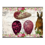 Shabby Easter Bunny Postcard