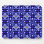 Shades of Blue Abstract Mousepad
