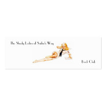 Shady Lady Sailor Bookmark Business Cards