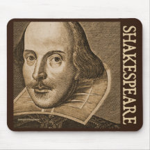 Shakespeare Droeshout Engravings Mousepads