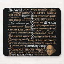 Shakespeare Insults Collection Mousepads