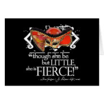 Shakespeare Midsummer Night's Dream Fierce Quote Cards