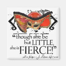 Shakespeare Midsummer Night's Dream Fierce Quote Magnet