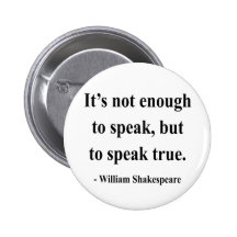 Shakespeare Quote 11a Pinback Button