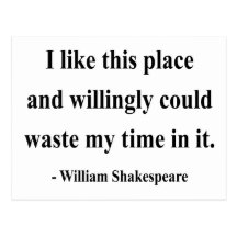 Shakespeare Quote 6a Post Card