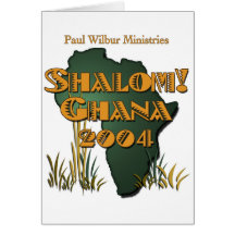 Shalom Ghana 2004! Notecard