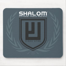 Shalom Tri Colour Crest Mousemats