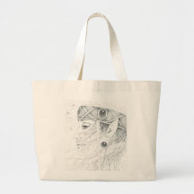 Shaman angel guide tote bag