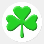 shamrock 3d sticker