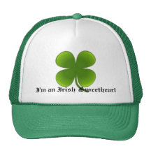 shamrock 6, I'm an Irish Sweetheart Mesh Hats