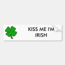 Shamrock Bumper Sticker