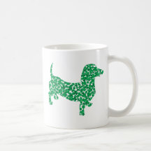 Shamrock Dachshunds Mug