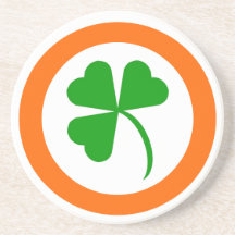 Shamrock Drink Coasters