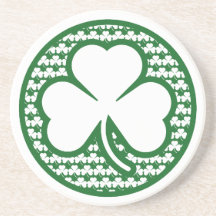 Shamrock Drink Coasters