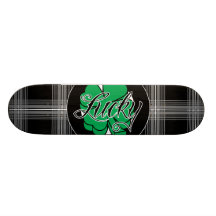 shamROCK (Grey) Skateboard Deck