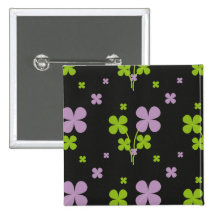 Shamrock Pinback Buttons