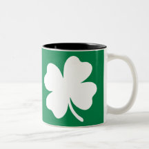 Shamrock  St Patricks Day Ireland Mugs