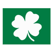 Shamrock  St Patricks Day Ireland Postcard