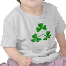 Shamrocks baby shirt