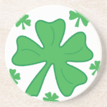 Shamrocks Drink Coaster