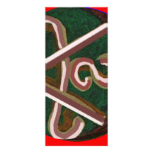 Shanti = Peace Personalized Rack Card