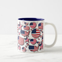 Shape of USA Full Mug mugs