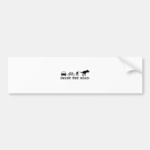 Share the Road Bumper Sticker
