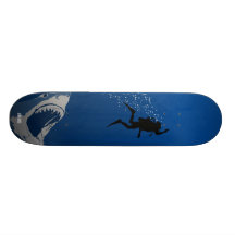 Shark Attack Custom Skateboard
