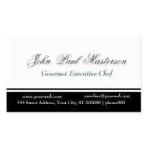 Sharp Black and White Design Business Card Templates