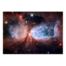 Sharpless 2-106 Nebula Star Space Business Card Templates