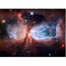 Sharpless 2-106 Nebula Stars Space Photo Cut Out