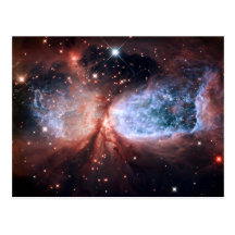 Sharpless 2-106 Nebula Stars Space Post Cards