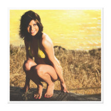 SHARYN MACEREN - "SUNKISSED" ON CANVAS GALLERY WRAPPED CANVAS