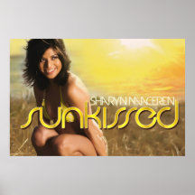 SHARYN MACEREN - "SUNKISSED" X-L WALL POSTER