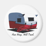 Shasta Vintage Camper - Red Magnet