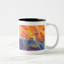 Shattered Sunset Coffee Mug