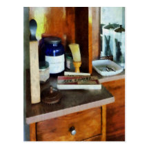 Shaving Brush and Box of Combs Postcards