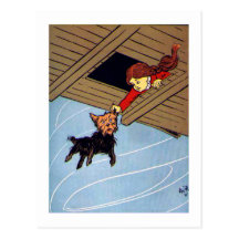 She Caught Toto By The Ear Post Cards