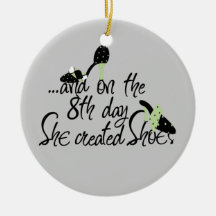 She Created Shoes Christmas Tree Ornament