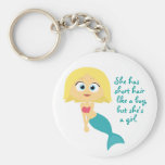 “She Has Short Hair Like a Boy…” Keychain
