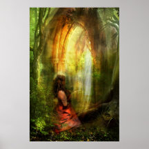 She Prayed with Prayer Print