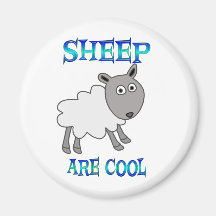 Sheep are Cool Refrigerator Magnet