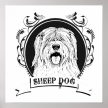 SHEEP DOG (2) PRINT