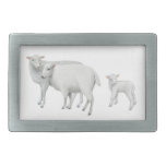 Sheep Family Belt Buckle