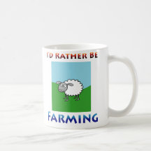 sheep i'd rather be farming Mug