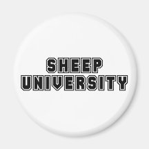 Sheep University Magnet