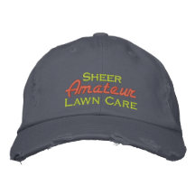 Sheer Amateur Lawn Care Baseball Cap