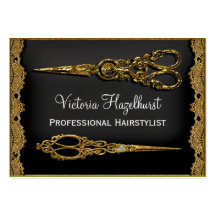 Sheer Hazelhurst Double Scissor Business Card